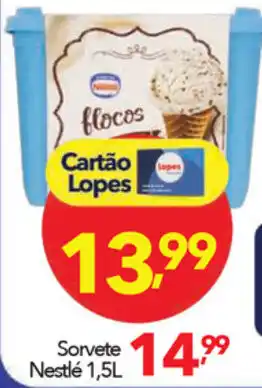 Lopes Supermercados Sorvete Nestle 1.5L oferta