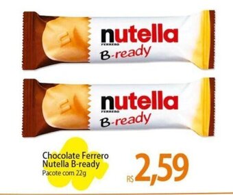 Atacadão Chocolate Ferrero Nutella B-ready Pacote com 22g oferta