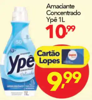 Lopes Supermercados Amaciante Concentrado Ype 1L oferta