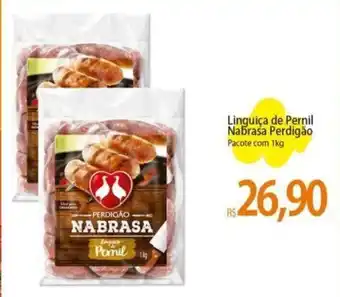 Atacadão Linguiça de Pernil Nabrasa Perdigão Pacote com 1kg oferta