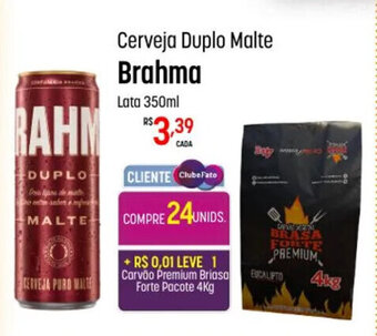 Muffato Cerveja Duplo Malte Brahma Lata 350ml oferta