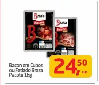 Bacon em cubos ou fatiado brasa 1kg