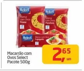 Tenda Atacado Macarrão com ovos select 500g oferta