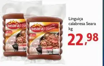 Supermercados ABC Linguiça calabresa seara kg oferta