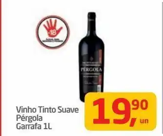 Tenda Atacado Vinho tinto suave pérgola 1l oferta