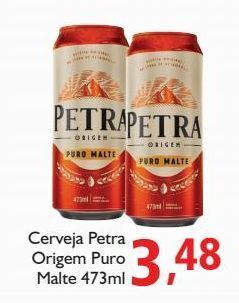 Supermercados ABC Cerveja petra origem puro malte 473ml oferta