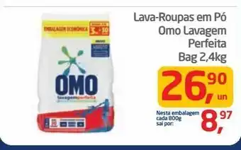 Tenda Atacado Lava roupas em pó omo 2.4kg oferta