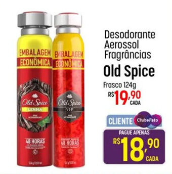 Muffato Desodorante Aerossol Fragrâncias Old Spice Frasco 124g oferta
