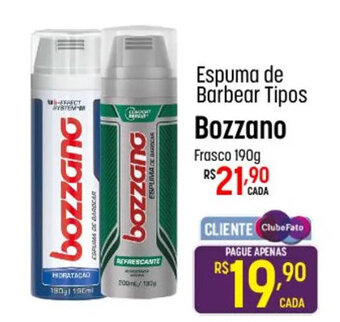 Muffato Espuma de Barbear Tipos Bozzano Frasco 190g oferta