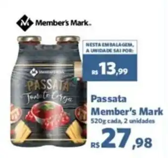 Sam's Club Passata Member's Mark 520g cada, 2 unidades oferta