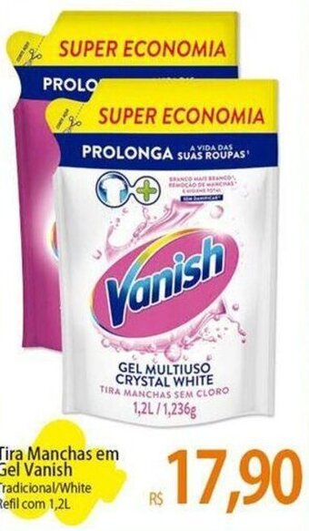 Atacadão Tira Manchas em Gel Vanish Tradicional/White Refil com 1,2L oferta