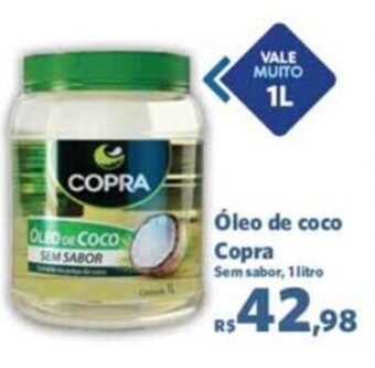 Sam's Club Óleo de coco Copra Sem sabor, 1 litro oferta