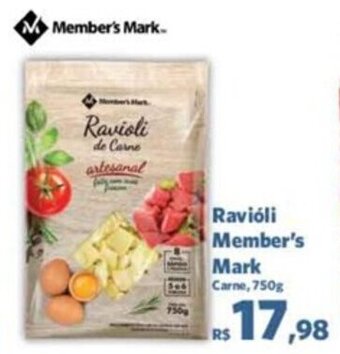 Sam's Club Ravioli Member's Mark Carne, 750g oferta