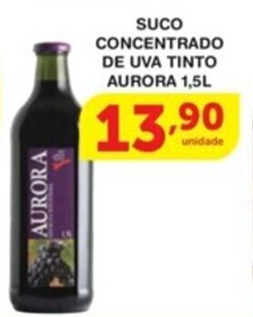 Roldão SUCO CONCENTRADO DE UVA TINTO AURORA 1,5L oferta