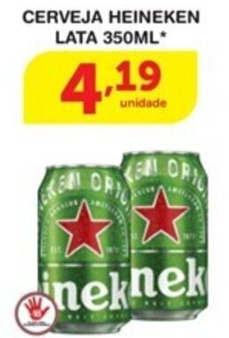 Roldão CERVEJA HEINEKEN LATA 350ML* oferta
