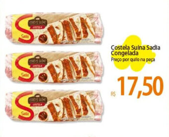 Atacadão Costela Suína Sadla Congelada Preço por quilo na peça oferta