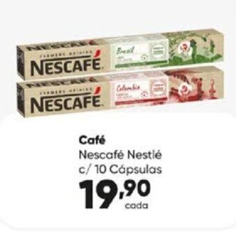 Zaffari Café Nescafé Nestlé c/10 Cápsulas oferta