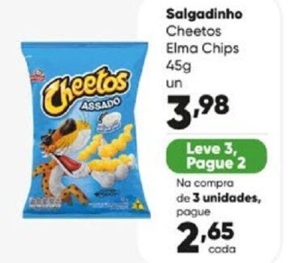 Salgadinho Cheetos Requeijão 20g - 10 unidades