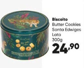 Biscoito Butter Cookies Santa Edwiges Lata 300g