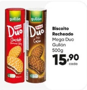 Zaffari Biscoito Recheado Mega Duo Gullón 500g oferta