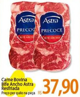 Atacadão Carne Bovina Bife Ancho Astra Resfriada Preço por quilo na peça oferta