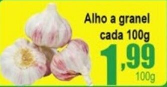 Higa's Supermercado Alho a granel cada 100g oferta