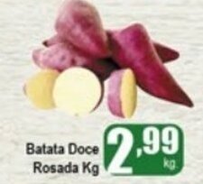 Higa's Supermercado Batata Doce Rosada 1kg oferta