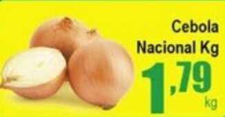 Higa's Supermercado Cebola Nacional 1kg oferta