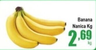 Higa's Supermercado Banana Nanica 1kg oferta