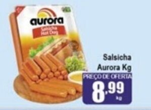 Higa's Supermercado Salsicha Aurora 1kg oferta