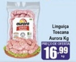 Higa's Supermercado Linguica Toscana Aurora 1kg oferta
