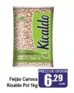Higa's Supermercado Feijao Carioca Kicaldo pct 1kg oferta