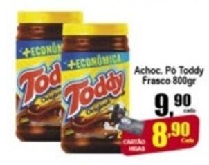 Higa's Supermercado Achoc. Po Toddy Frasco 800g oferta