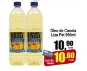 Higa's Supermercado Oleo de Canola Liza pet 900ml oferta