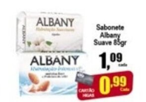 Higa's Supermercado Sabonete Albany Suave 85g oferta