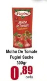 Higa's Supermercado Molho de Tomate Fugini sache 300g oferta