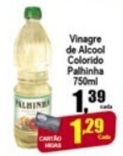 Higa's Supermercado Vinagre de Alcool Colorido Palhinha 750ml oferta