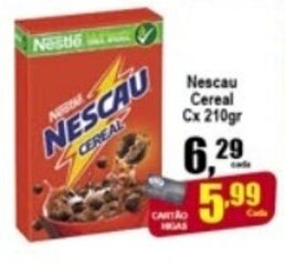 Higa's Supermercado Nescau Cereal Cx 210g oferta
