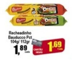 Higa's Supermercado Recheadinho Bauducco pct 104/112g oferta