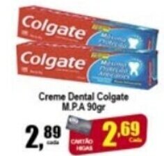 Higa's Supermercado Creme Dental Colgate MPA 90g oferta