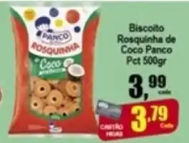 Higa's Supermercado Biscoito Rosquinha de Coco Panco 500g oferta