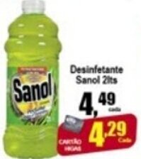 Higa's Supermercado Desinfetante Sanol 2L oferta