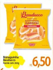 Atacadão Bisnaguinha Bauducco pacote com 260g oferta