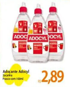 Atacadão Adoçante Adocyl Frasco com 100ml oferta