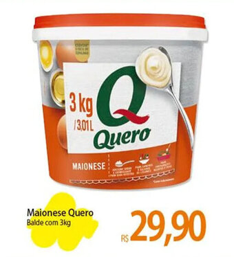Atacadão Maionese Quero Balde com 3kg oferta
