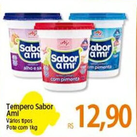 Atacadão Tempero Sabor Ami Vários pos Pote com 1kg oferta