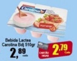 Higa's Supermercado Bebida lactea Carolina Bdj 510g oferta