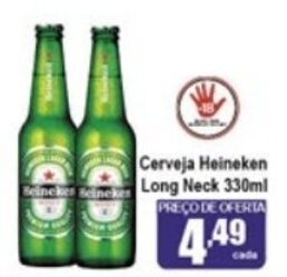 Higa's Supermercado Cerveja Heineken Long Neck 330ml oferta