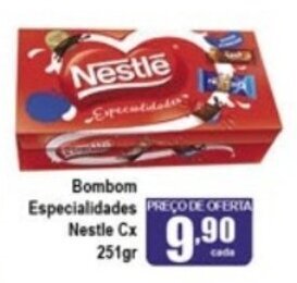 Higa's Supermercado Bombom Especialidades Nestle Cx 251g oferta