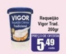 Higa's Supermercado Requeijao Vigor Trad. 200g oferta